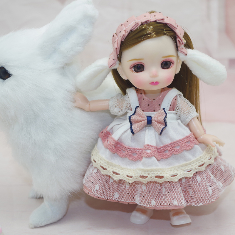 Nicole Rabbit (17CM BJD Doll)