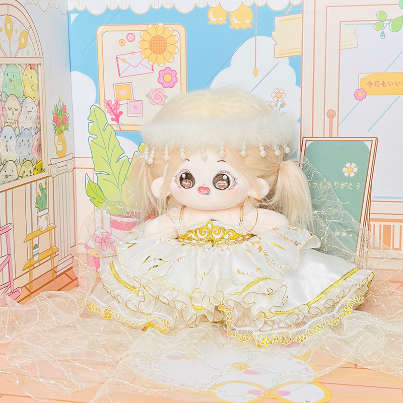 White Dress (20CM Cotton Doll)