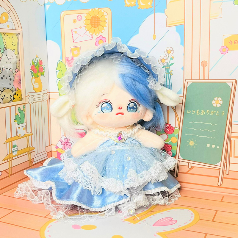 Blue Dress (20CM Cotton Doll)